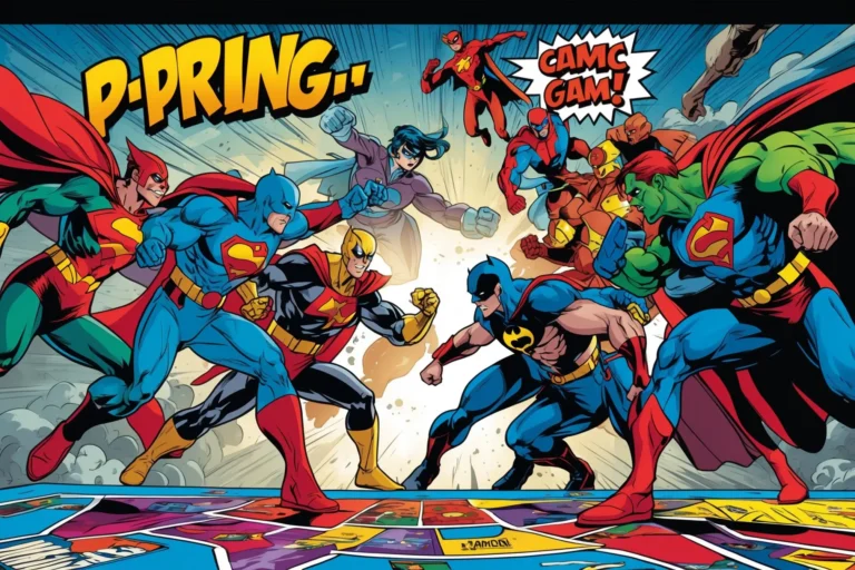 Super-Heróis no Tabuleiro: Como Criar Jogos Inspirados em Quadrinhos e HQs
