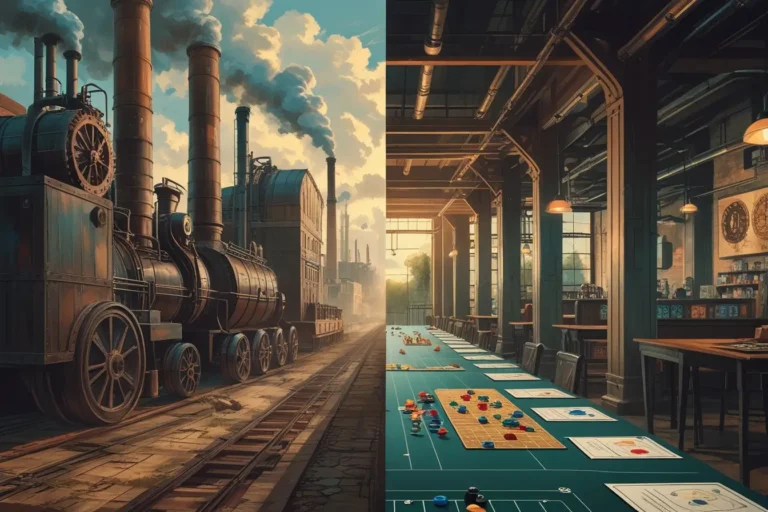 A Revolução Industrial e o Surgimento dos Jogos de Tabuleiro Modernos